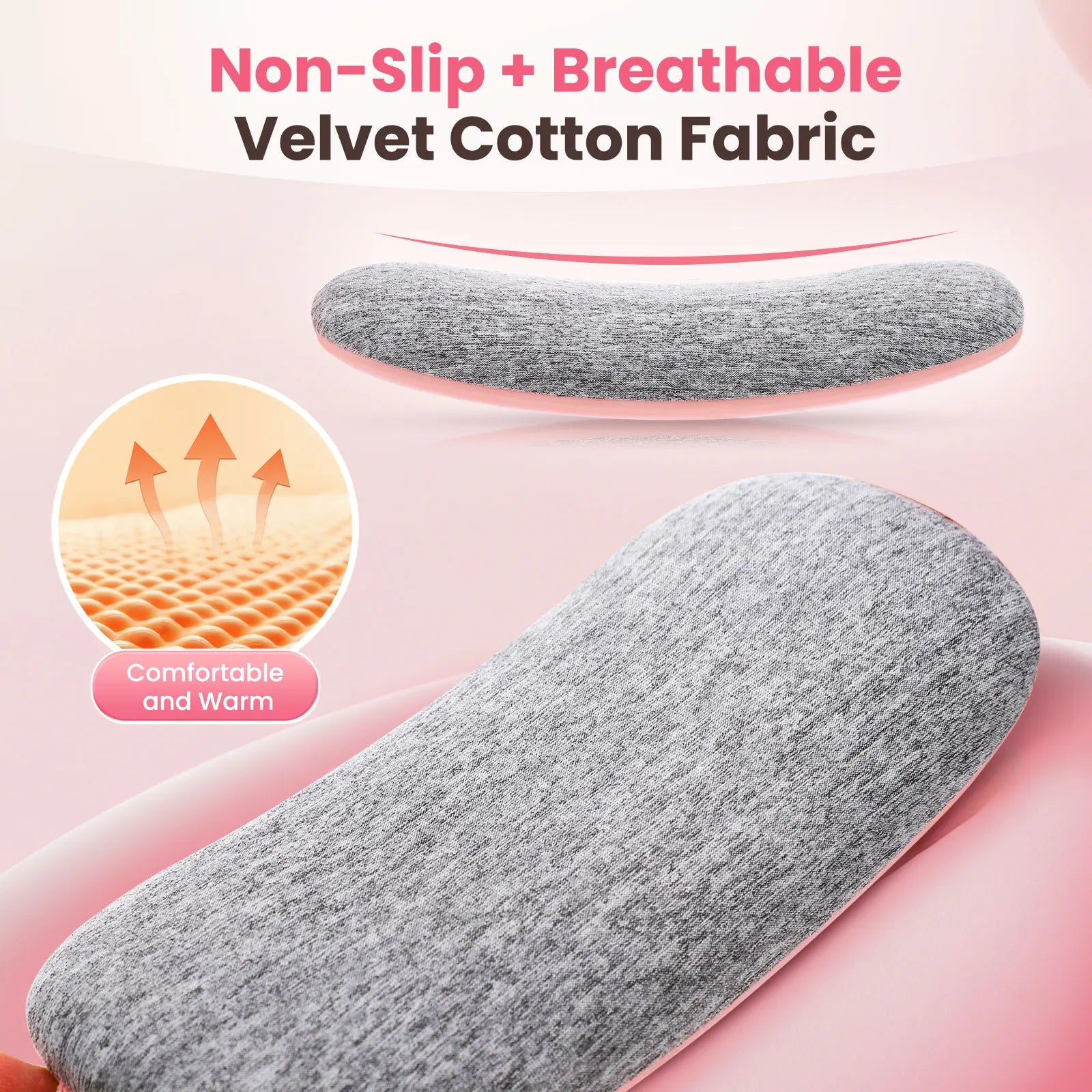 Veltro Wave — 5-Mode Heating & Vibration Massage Belt for Period Relief