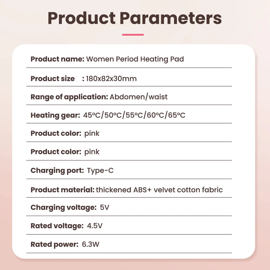 Veltro Ease — Electric Heating Pad & Vibration Massager for Cramps