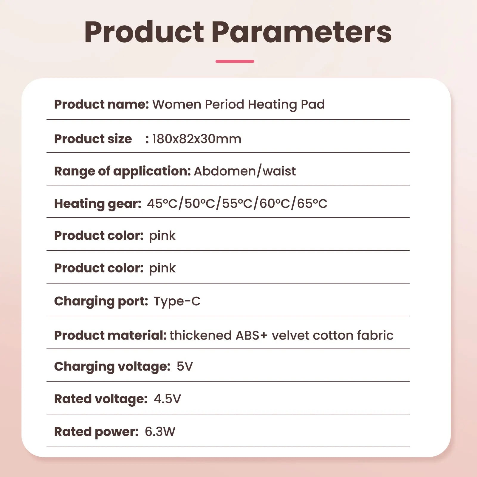 Veltro Ease — Electric Heating Pad & Vibration Massager for Cramps