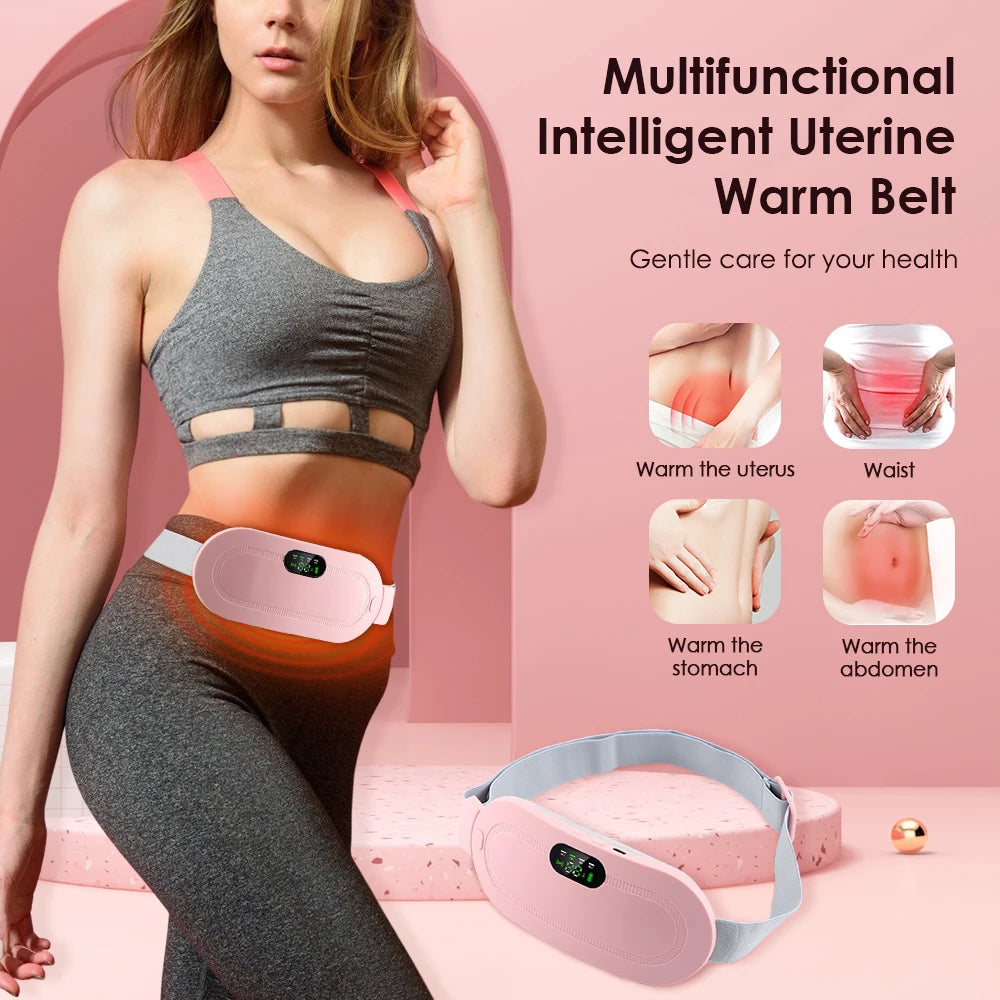 Veltro Ease — Electric Heating Pad & Vibration Massager for Cramps