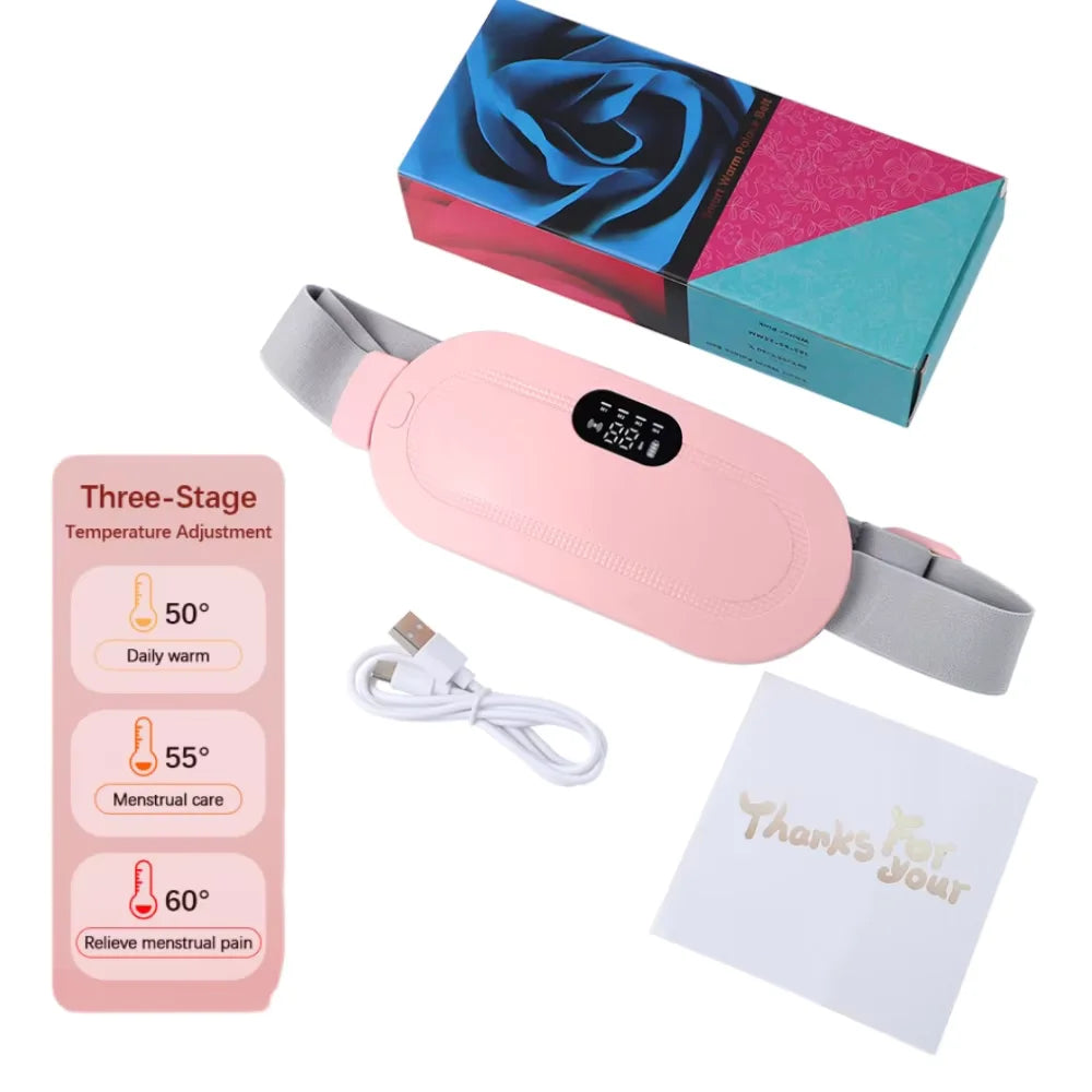 Veltro Ease — Electric Heating Pad & Vibration Massager for Cramps